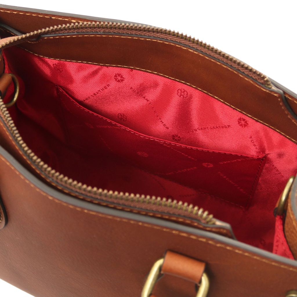 dama-leather-handbag-tl142564 - Ruskea - kuva 7