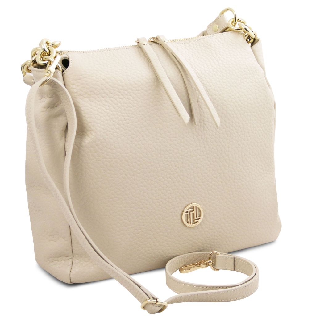 amy-soft-leather-shopping-bag-tl142385 - Beige - kuva 2