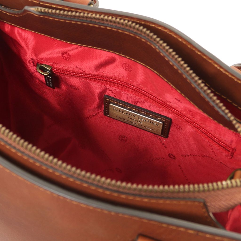dama-leather-handbag-tl142564 - Ruskea - kuva 6