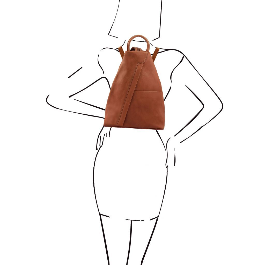 shanghai-soft-leather-backpack-tl140963 - Konjakki - kuva 4