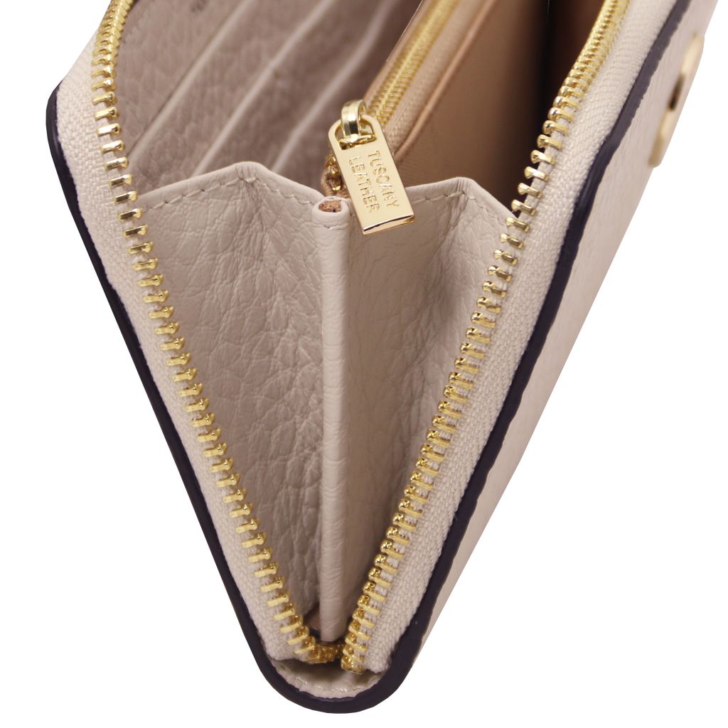 financier-exclusive-zip-around-leather-wallet-tl142494 - Beige - kuva 4