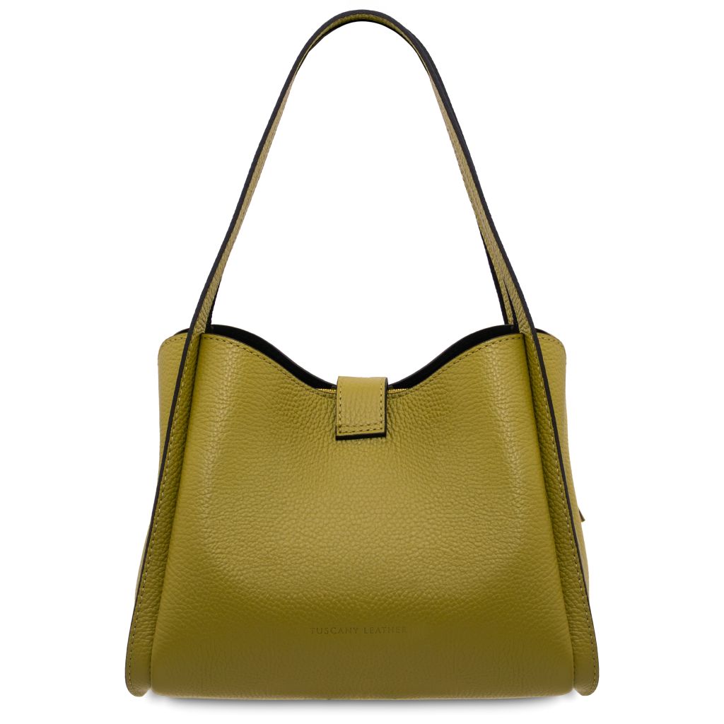 soave-soft-leather-handbag-tl142583 - Vihreä - kuva 3