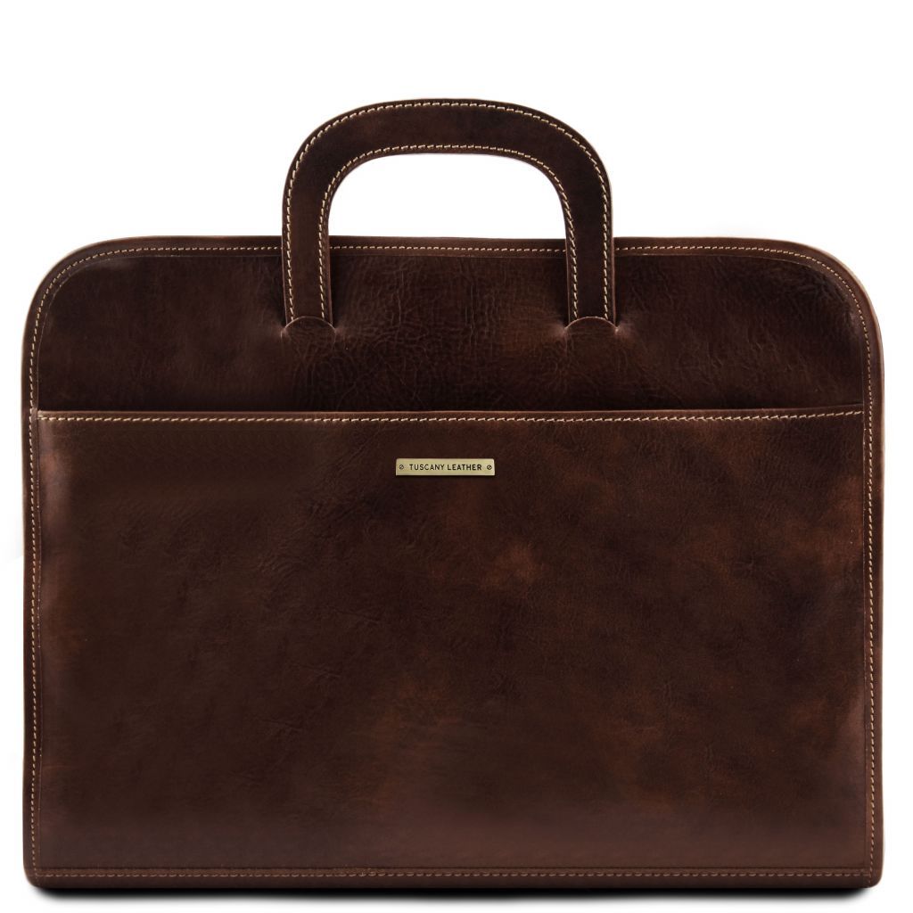sorrento-document-leather-briefcase-tl141022 - Tummanruskea