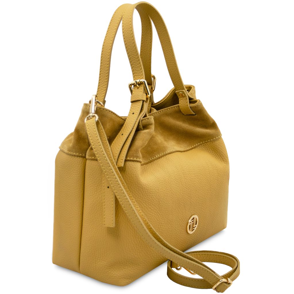 diade-soft-leather-shopping-bag-tl142587 - Keltainen - kuva 2