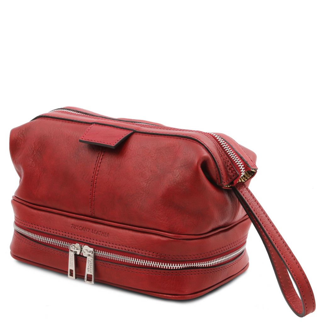 jacob-leather-toiletry-bag-tl142204 - Punainen - kuva 2
