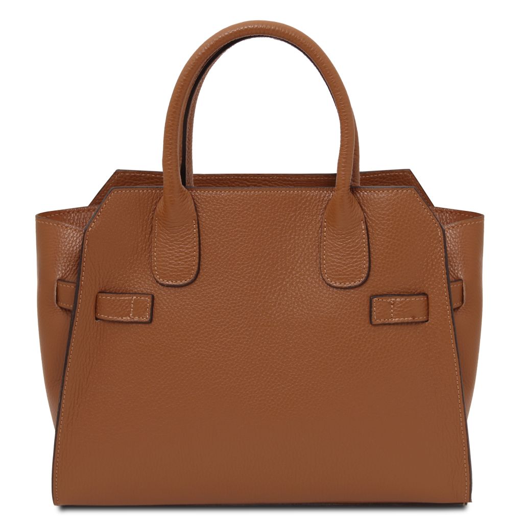 origami-leather-tote-tl142507 - Konjakki - kuva 3