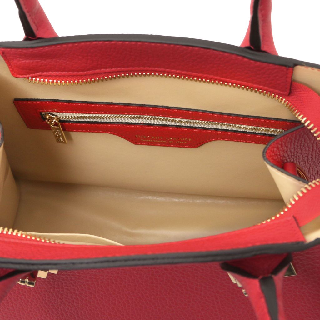coccola-leather-handbag-tl142421 - Huulipunainen - kuva 5