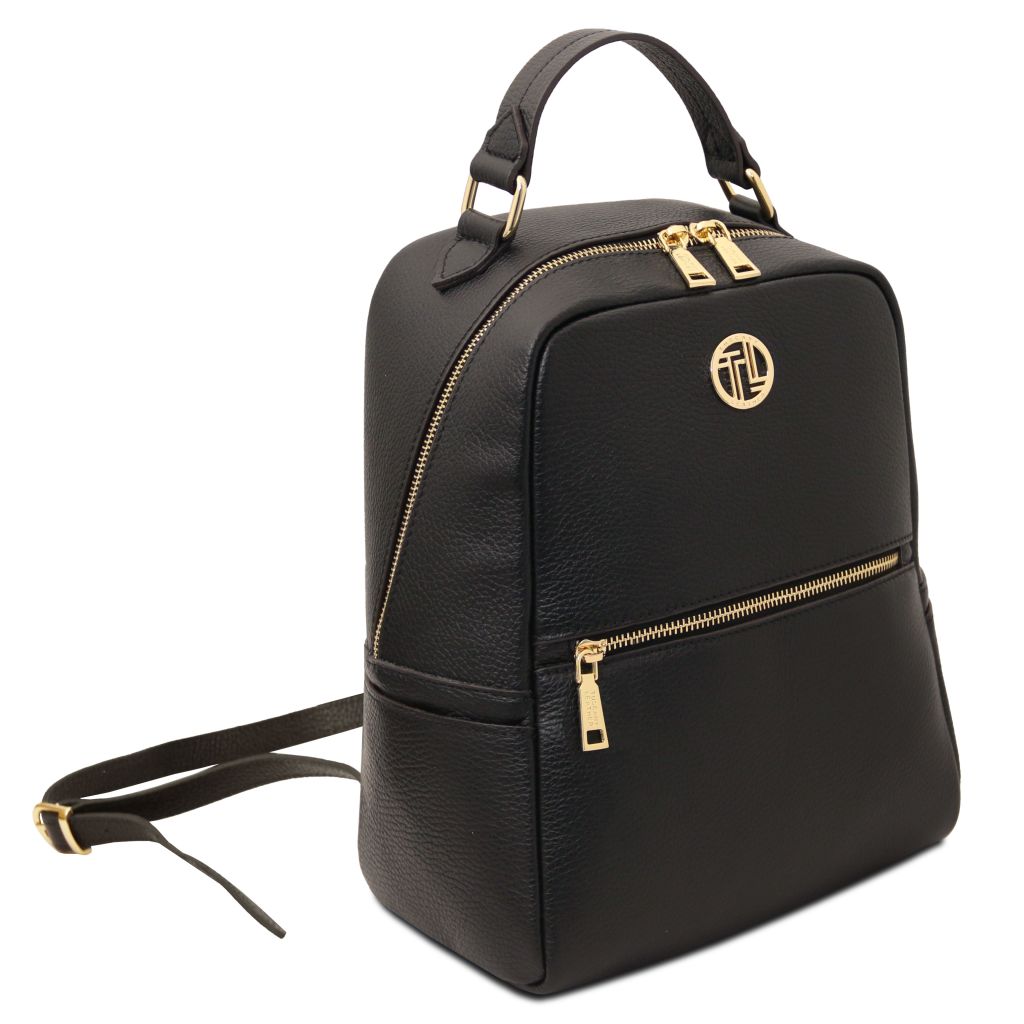 prisma-soft-leather-backpack-tl142483 - Musta - kuva 2
