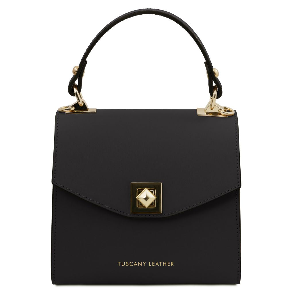tl-bag-leather-handbag-tl142203 - Musta