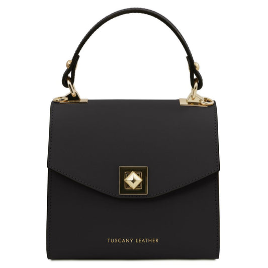 tl-bag-leather-handbag-tl142203 - Musta