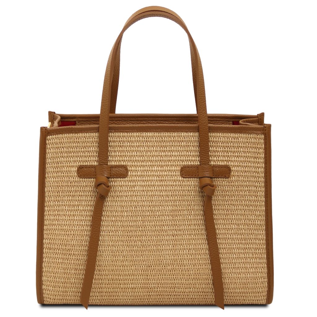 frame-raffia-shoulder-bag-tl142566 - Konjakki - kuva 3