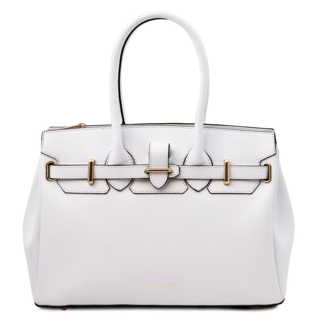 tl-bag-leather-handbag-tl142174 - Valkoinen