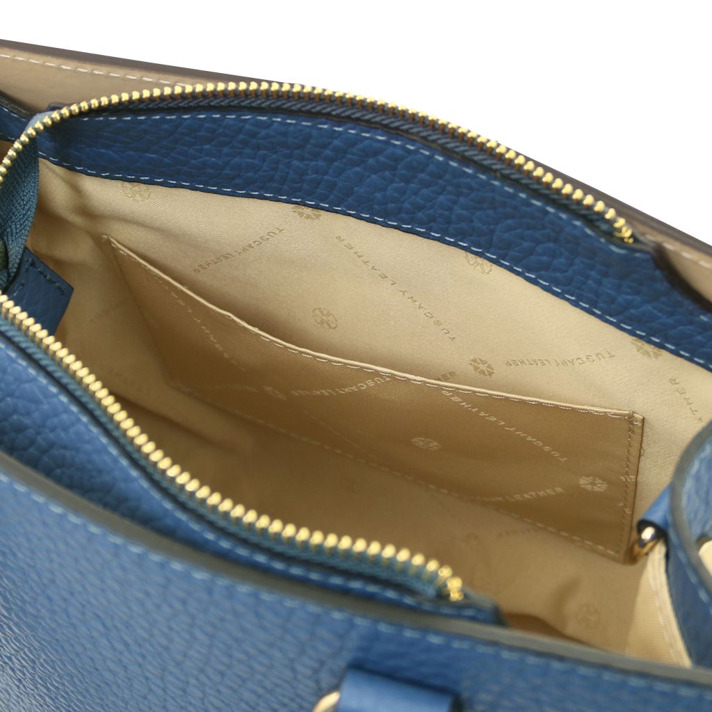 dama-leather-handbag-tl142565 - Deniminsininen - kuva 7