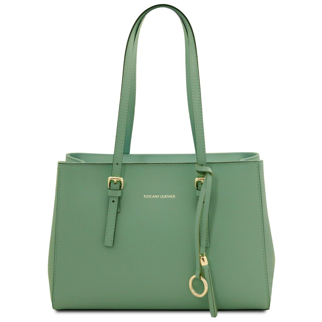 tl-bag-leather-shoulder-bag-tl142037 - Mintunvihreä