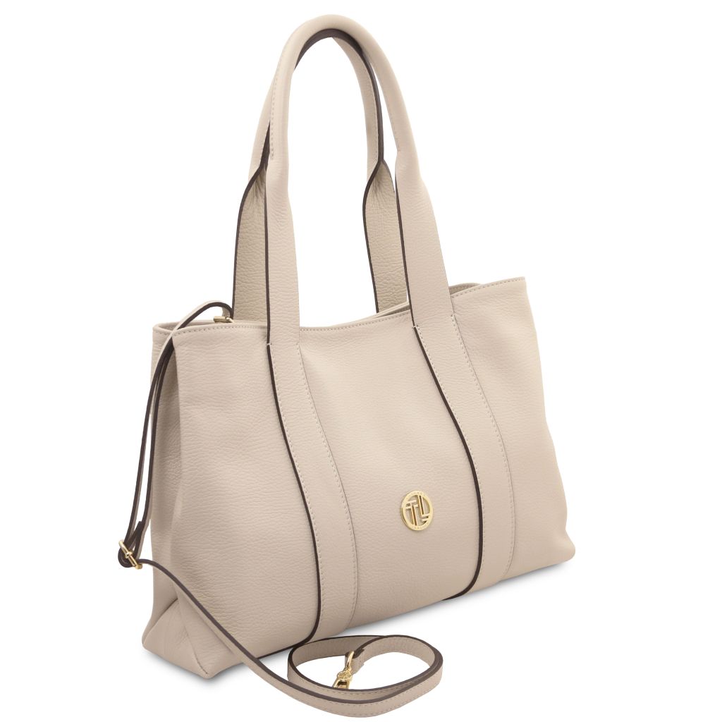 callie-soft-leather-shoulder-bag-tl142415 - Beige - kuva 2