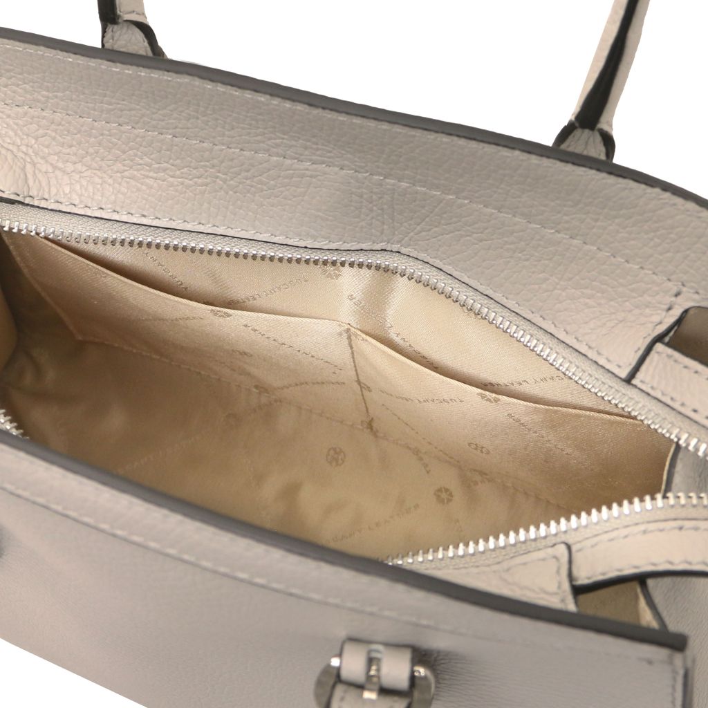 tl-bag-leather-handbag-tl142147 - Light grey - kuva 6