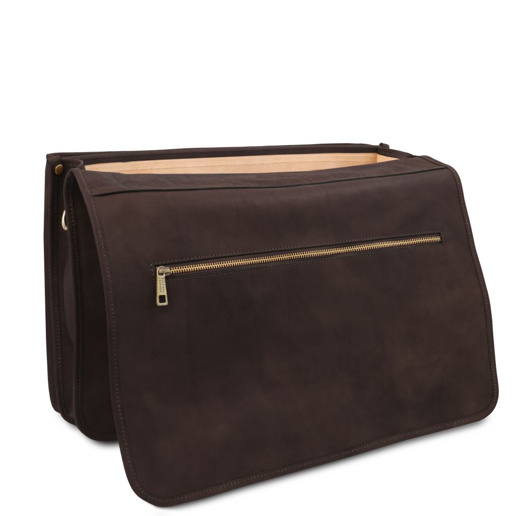 ancona-leather-messenger-bag-tl142073 - Tummanruskea - kuva 5