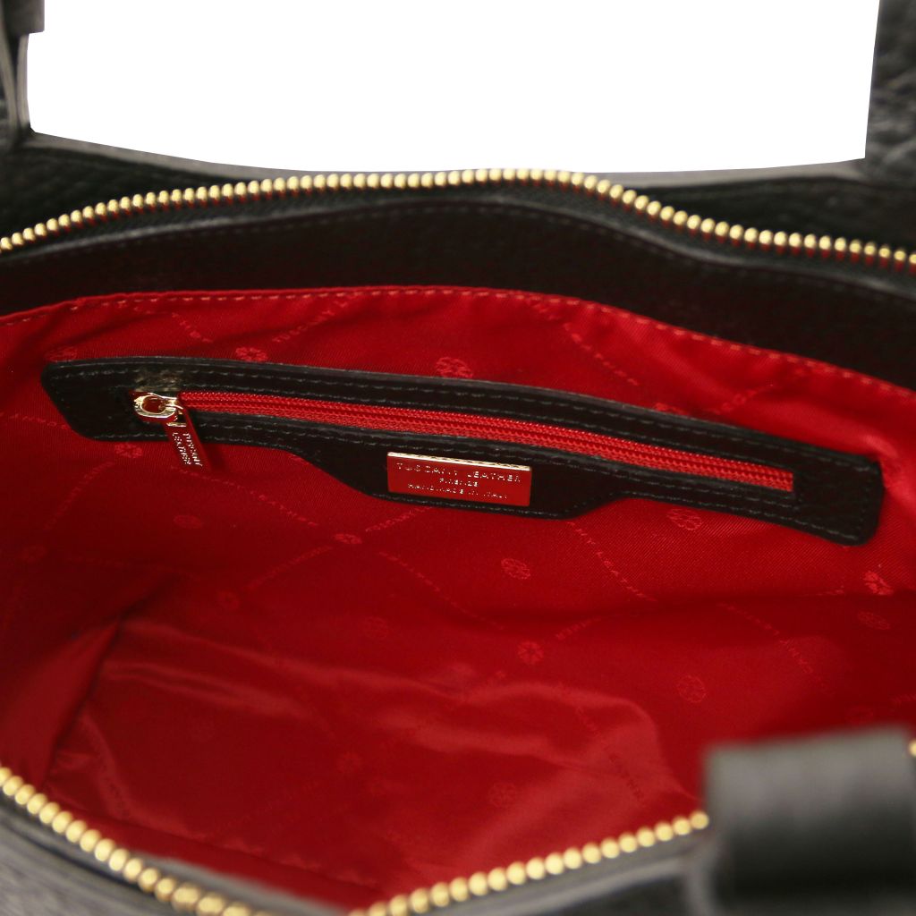 libra-leather-shoulder-bag-tl142580 - Musta - kuva 5