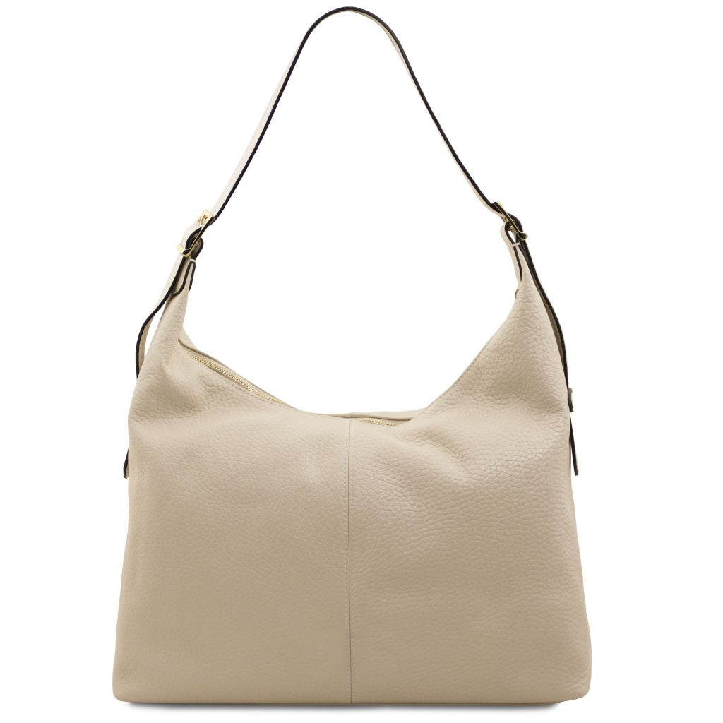 plenia-leather-shopping-bag-tl142569 - Beige - kuva 3