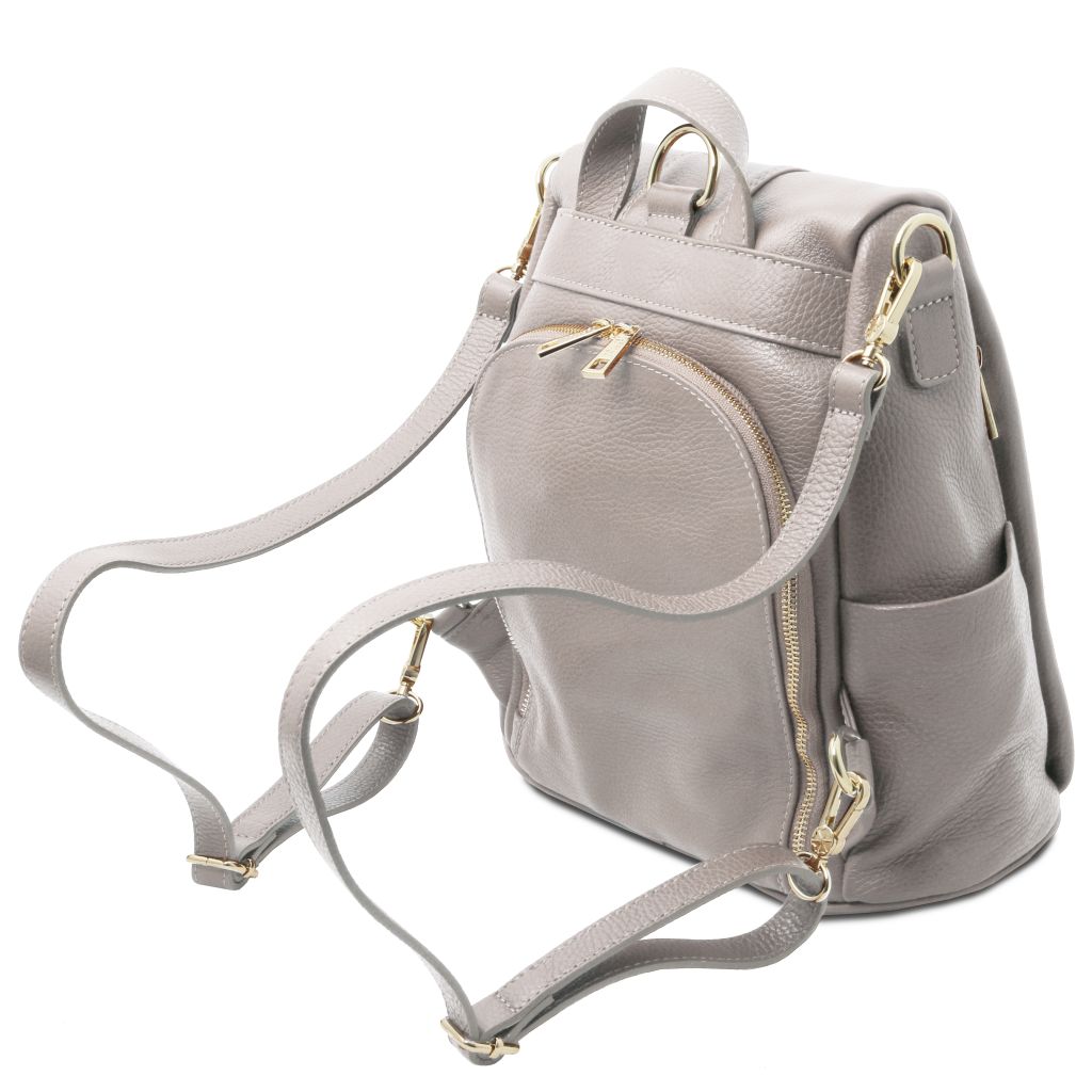 tl-bag-soft-leather-backpack-tl142138 - Light grey - kuva 3