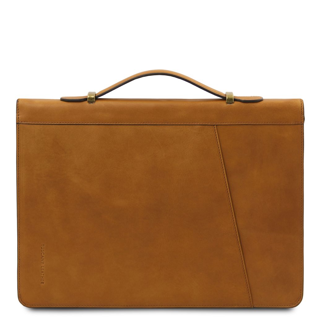 cesare-leather-document-case-with-handle-and-ring-binder-tl142554 - Luonnonväri - kuva 2