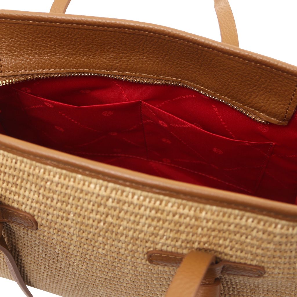 frame-raffia-shoulder-bag-tl142566 - Konjakki - kuva 6