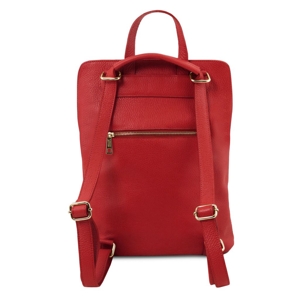 tl-bag-soft-leather-backpack-for-women-tl141682 - Huulipunainen - kuva 3