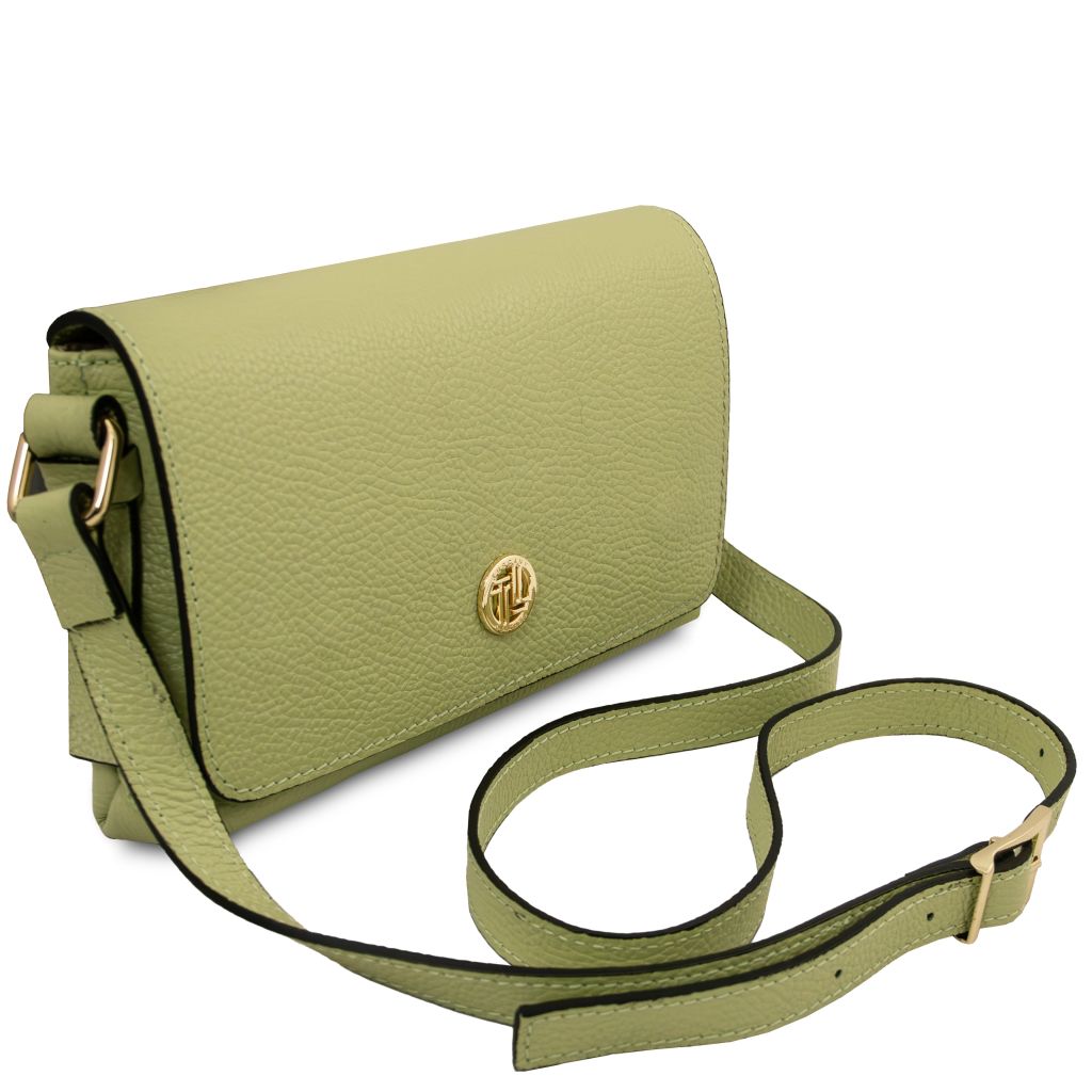 biscuit-soft-leather-shoulder-bag-tl142582 - Limenvihreä - kuva 2