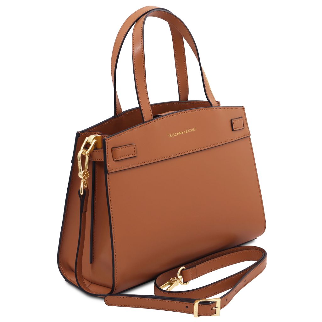 musa-leather-handbag-tl142560 - Konjakki - kuva 2