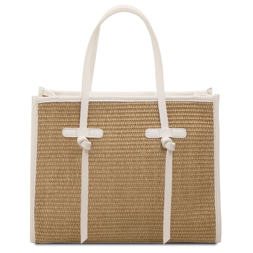 frame-raffia-shoulder-bag-tl142566 - Valkoinen - kuva 3