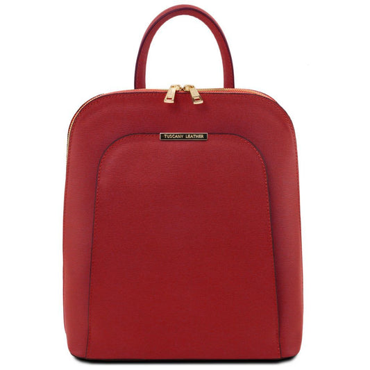 tl-bag-saffiano-leather-backpack-for-women-tl141631 - Punainen