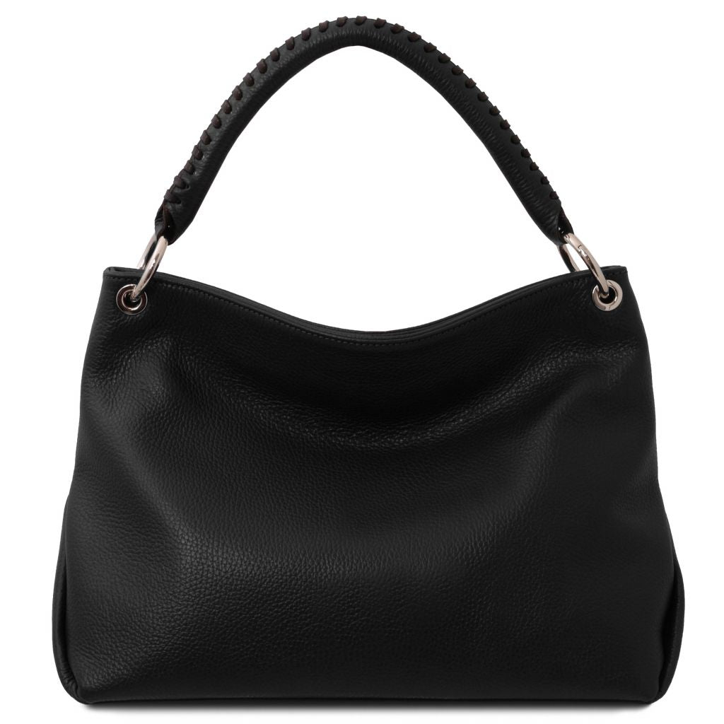 tl-bag-soft-leather-shoulder-bag-tl142087 - Musta - kuva 3
