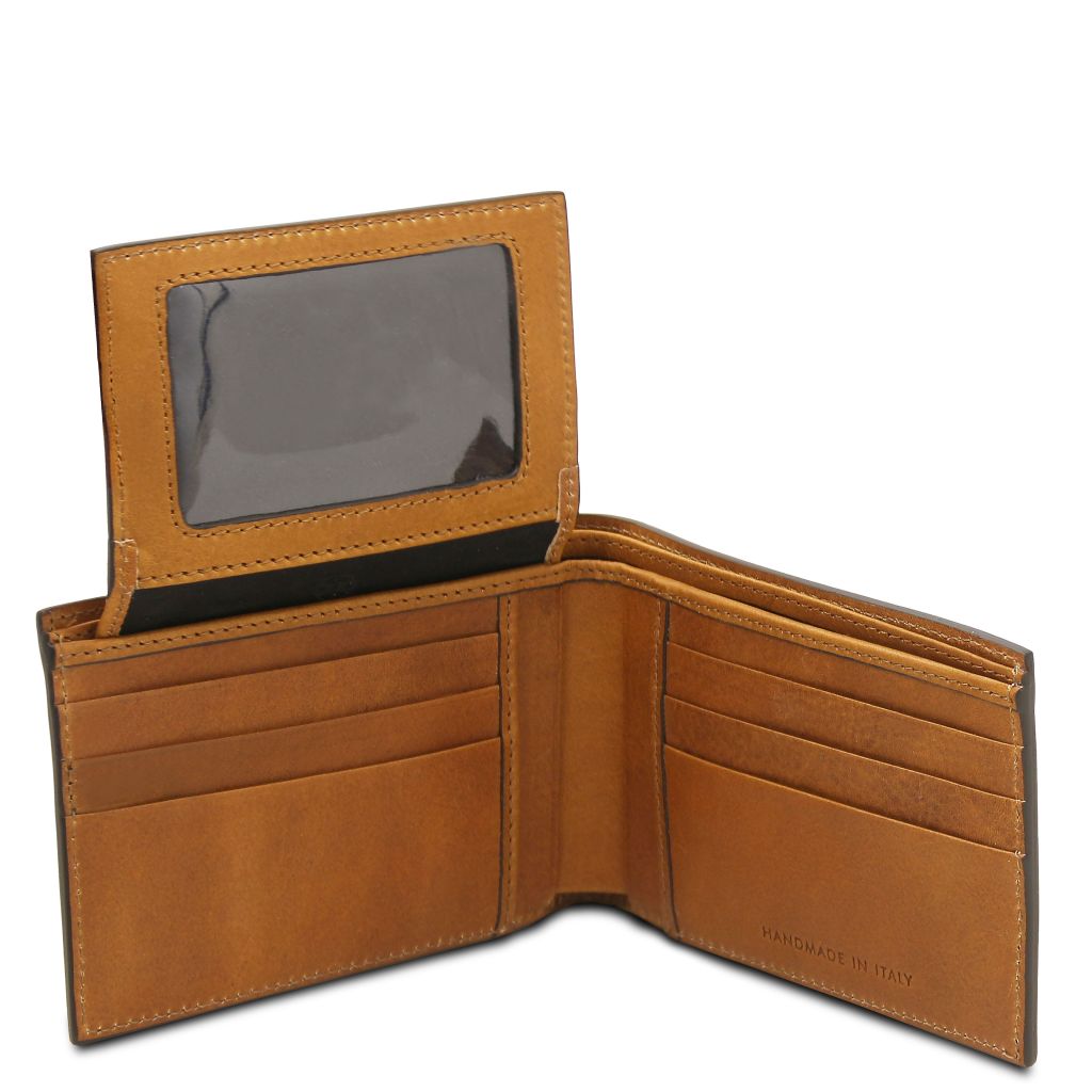 exclusive-3-fold-leather-wallet-for-men-tl142589 - Luonnonväri - kuva 3