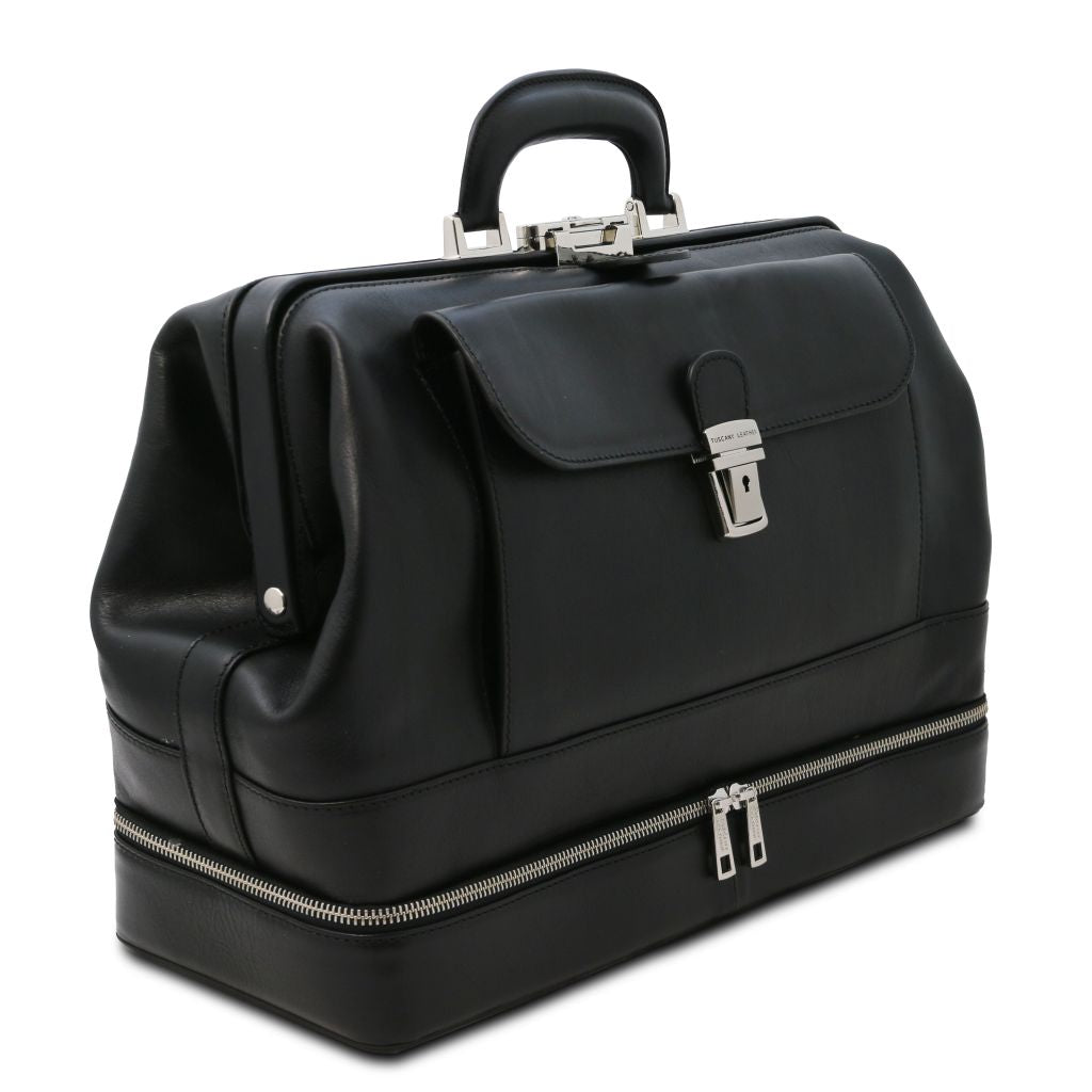 giotto-exclusive-double-bottom-leather-doctor-bag-tl142344 - Musta - kuva 2