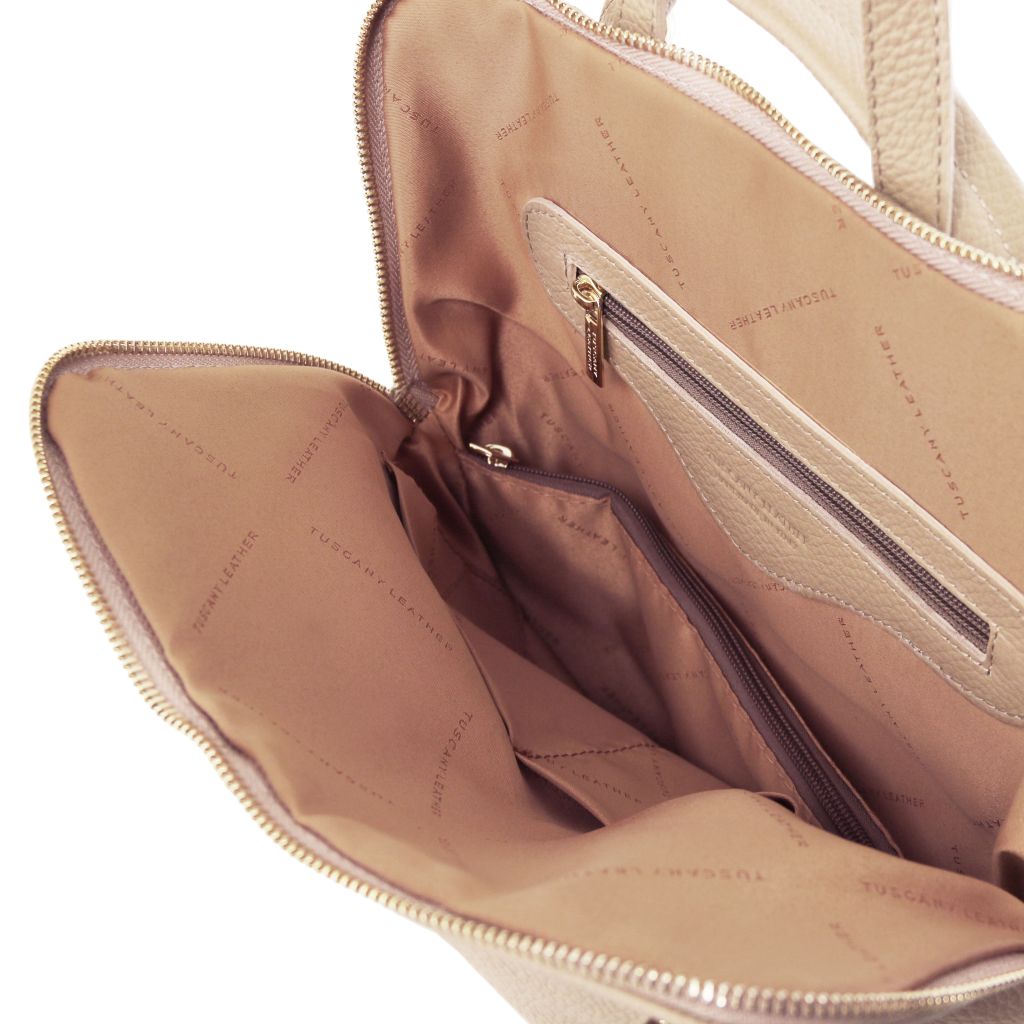 tl-bag-soft-leather-backpack-for-women-tl141682 - Beige - kuva 4