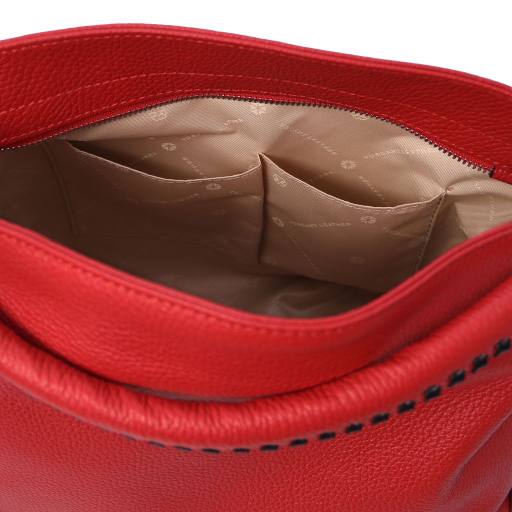 tl-bag-soft-leather-shoulder-bag-tl142087 - Huulipunainen - kuva 6