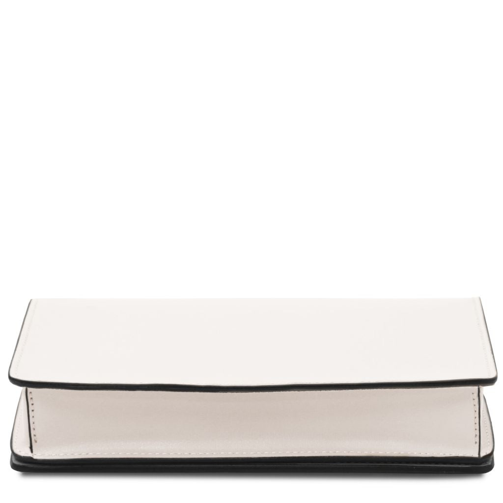opera-leather-clutch-with-chain-strap-tl142505 - Valkoinen - kuva 4