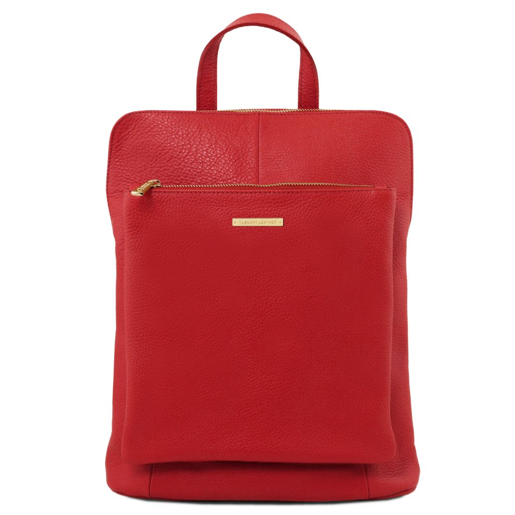 tl-bag-soft-leather-backpack-for-women-tl141682 - Huulipunainen