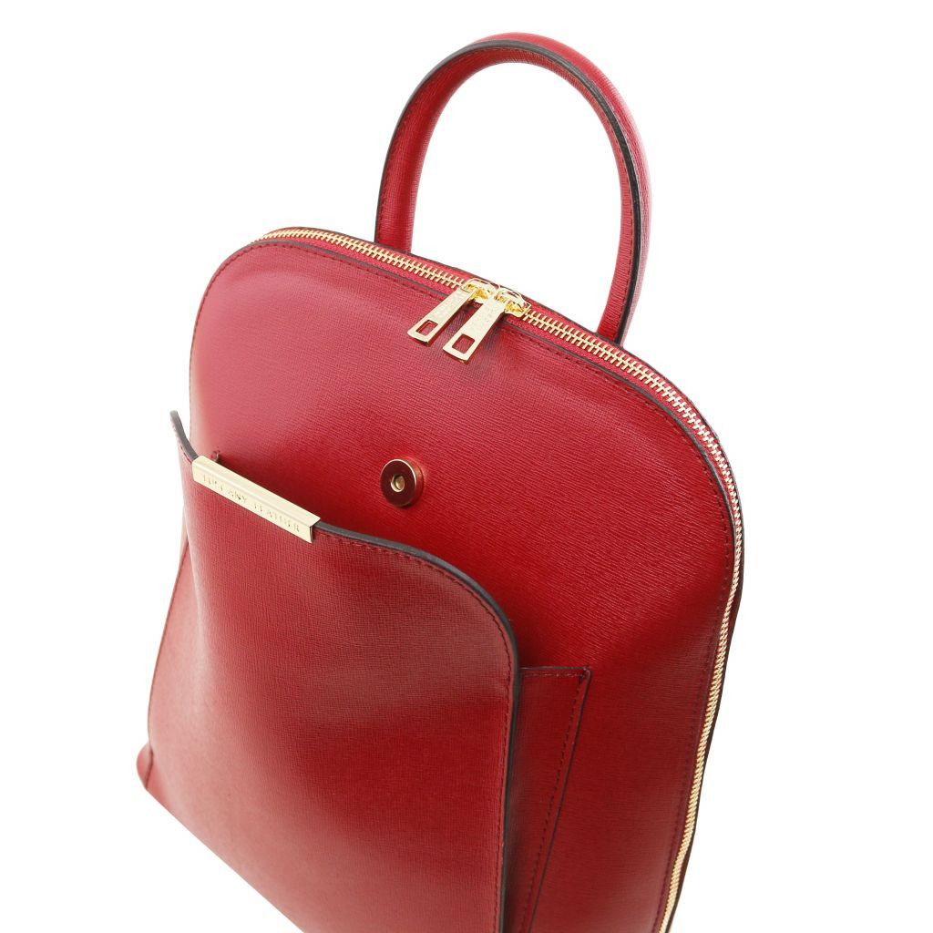 tl-bag-saffiano-leather-backpack-for-women-tl141631 - Punainen - kuva 2
