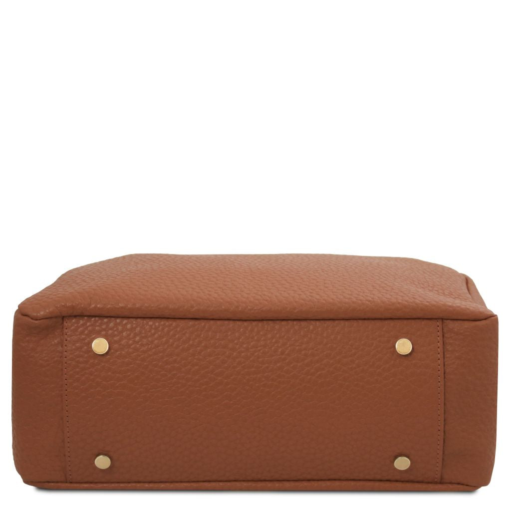 amy-soft-leather-shopping-bag-tl142385 - Konjakki - kuva 4