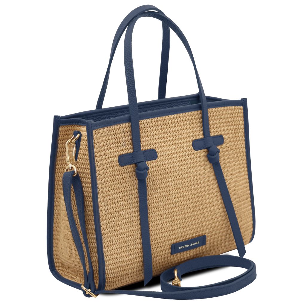 frame-raffia-shoulder-bag-tl142566 - Sininen - kuva 2