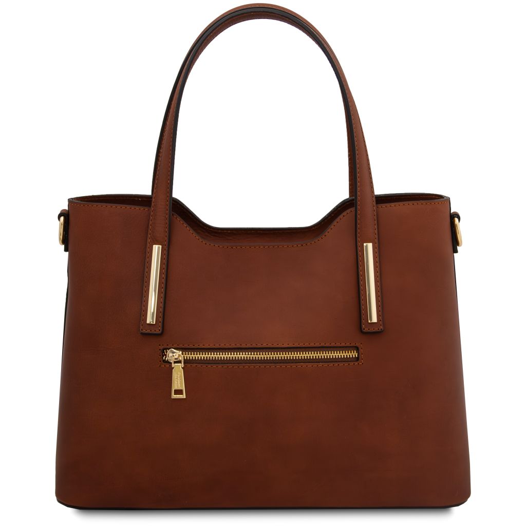 olimpia-leather-tote-tl142561 - Ruskea - kuva 3