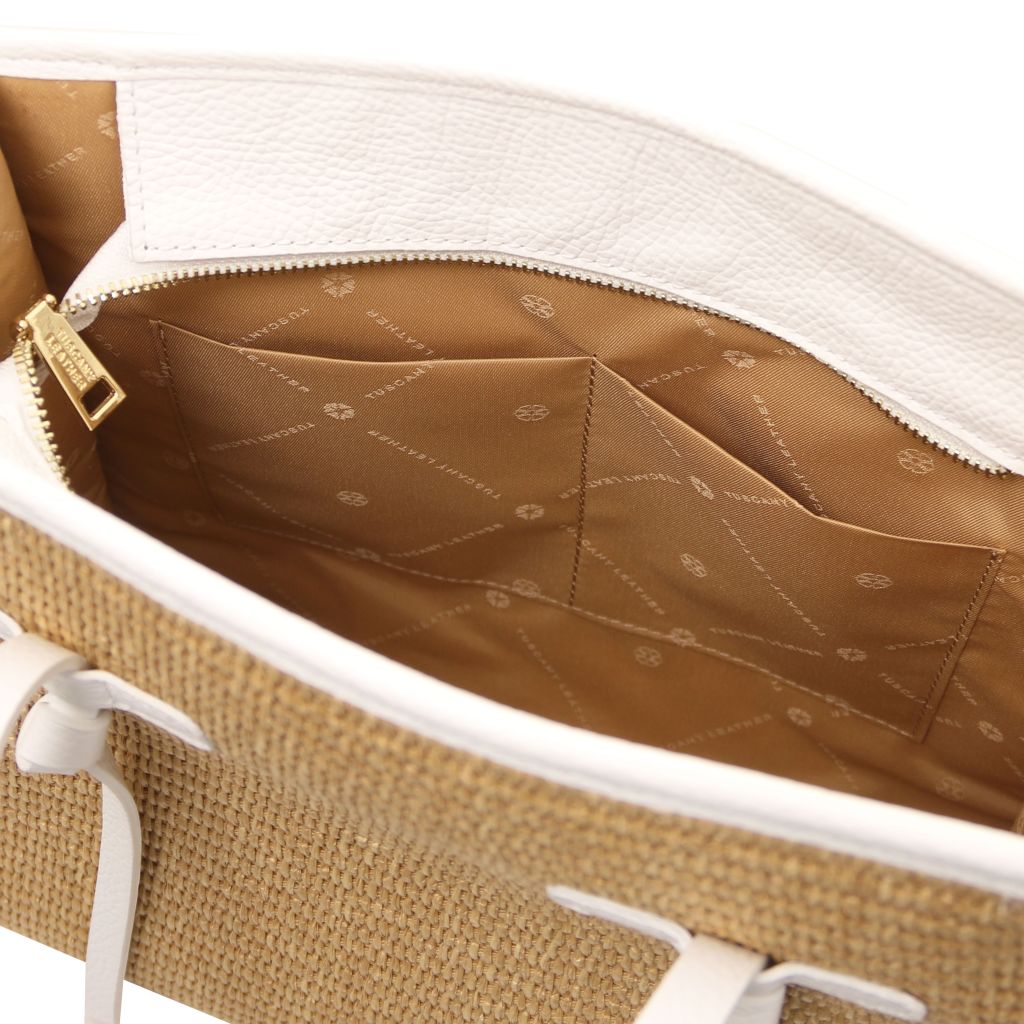 frame-raffia-shoulder-bag-tl142566 - Valkoinen - kuva 6