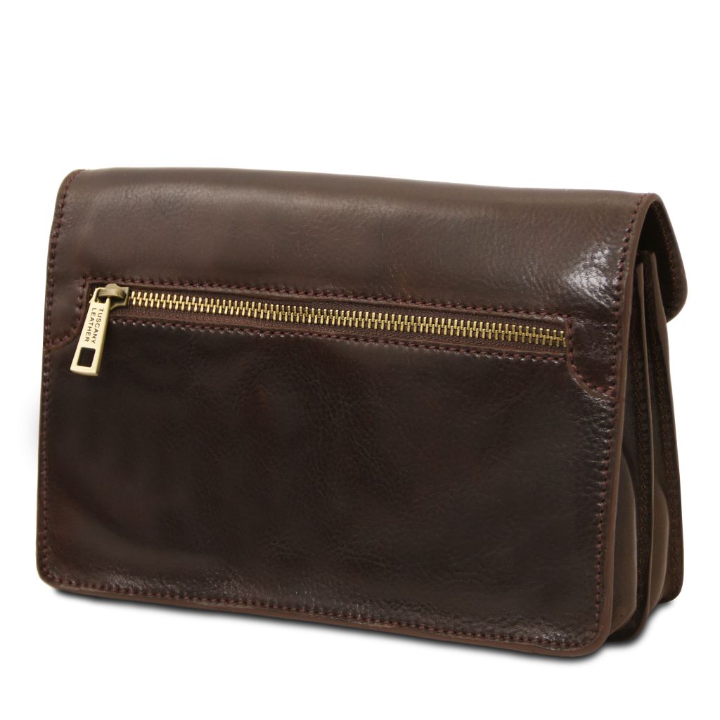 max-leather-handy-wrist-bag-tl8075 - Tummanruskea - kuva 3