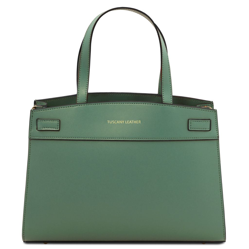 musa-leather-handbag-tl142560 - Mintunvihreä