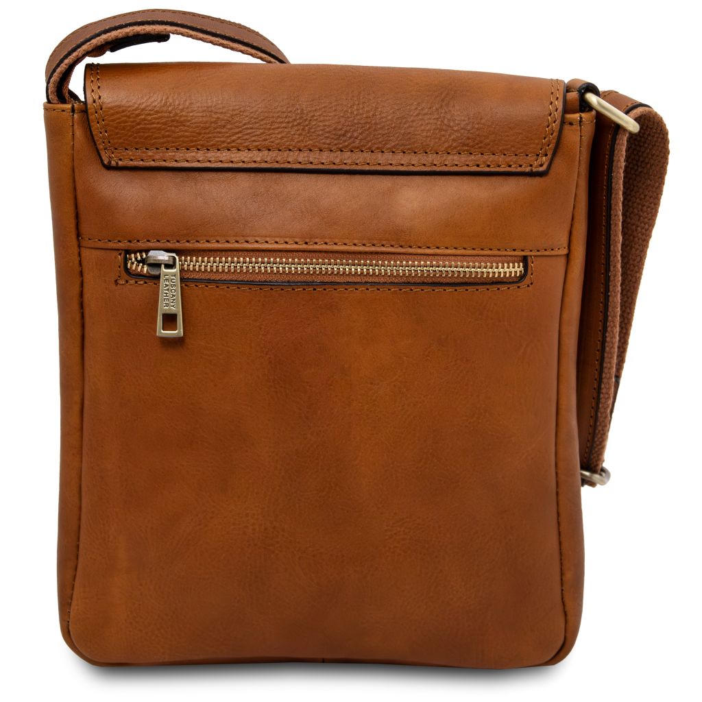 jimmy-leather-crossbody-bag-for-men-with-front-pocket-tl141407 - Luonnonväri - kuva 3