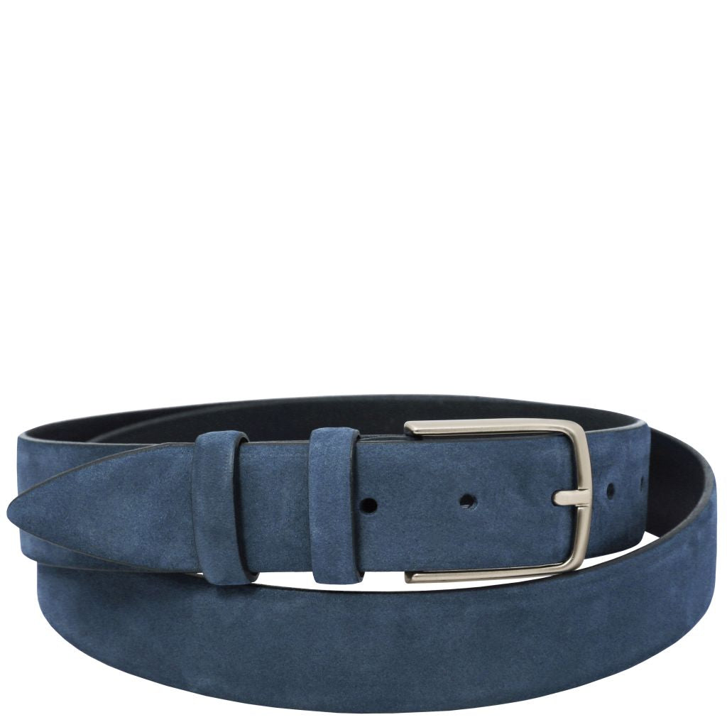 elegant-nubuck-leather-belt-35mm-tl142534 - Tummansininen
