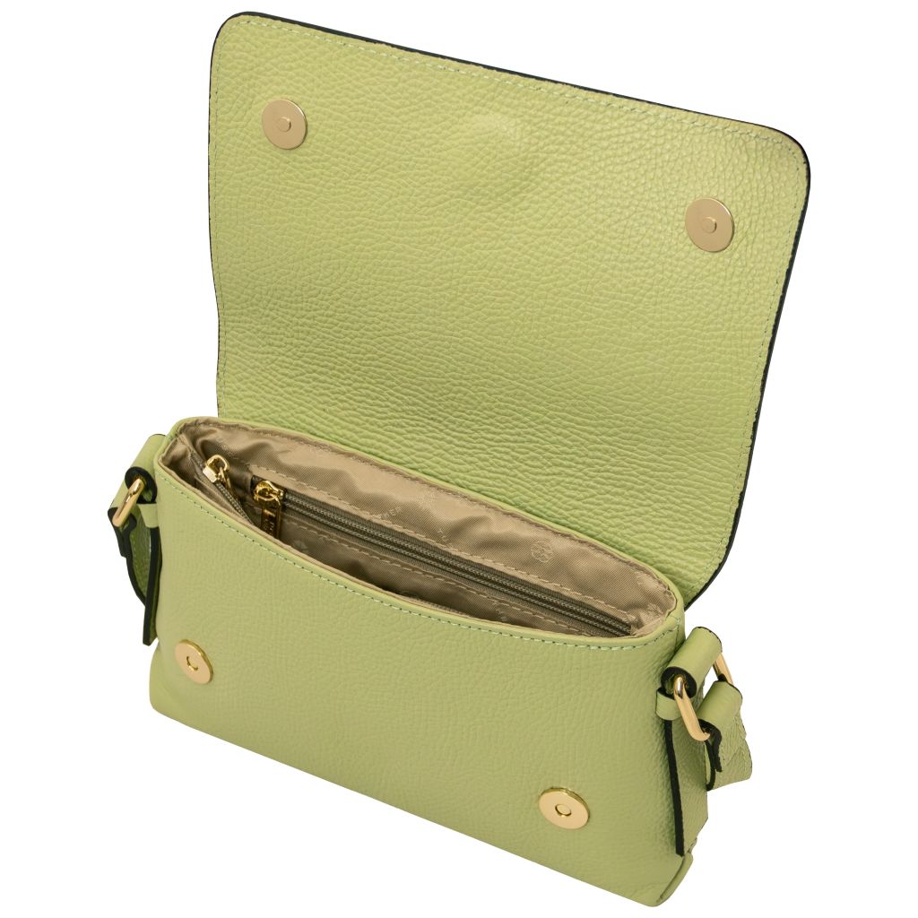 biscuit-soft-leather-shoulder-bag-tl142582 - Limenvihreä - kuva 4