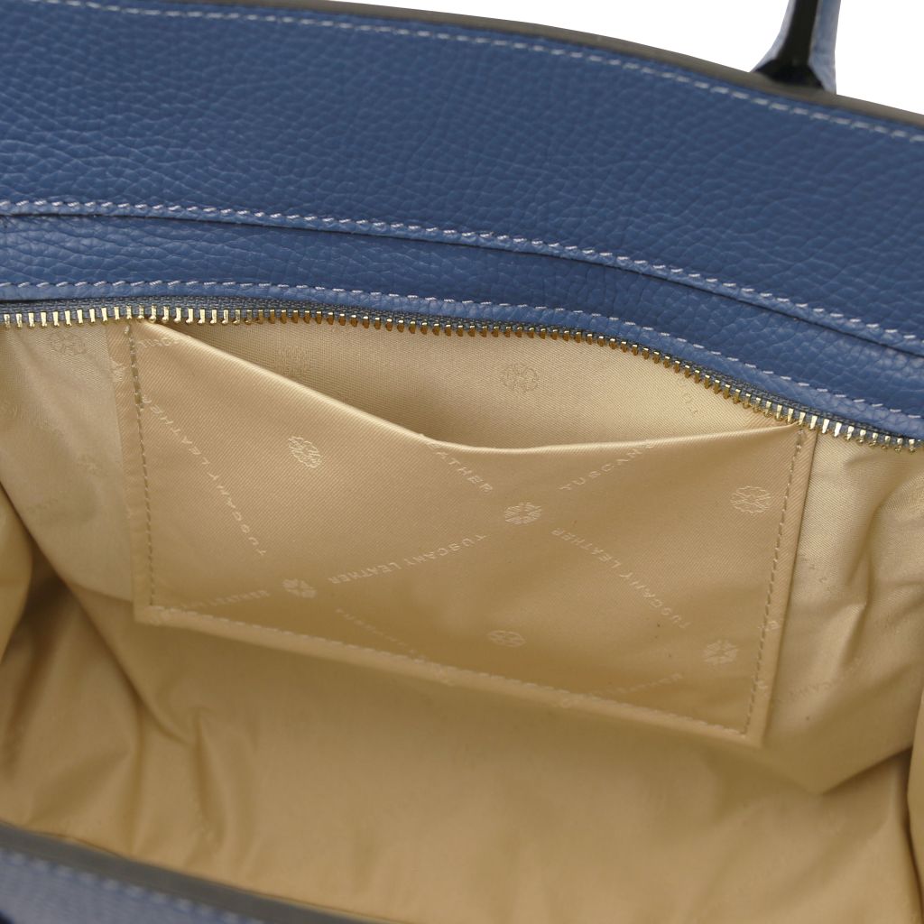 origami-leather-tote-tl142507 - Deniminsininen - kuva 6