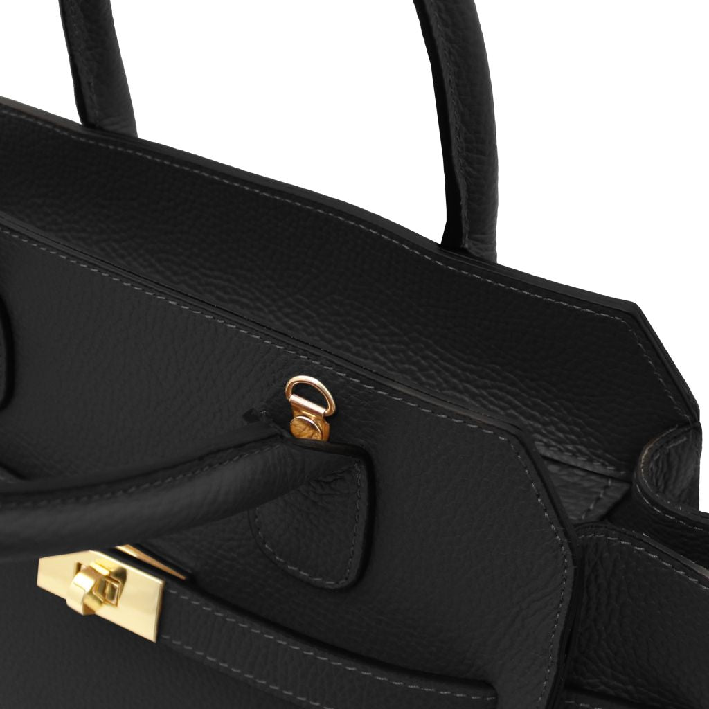 origami-leather-tote-tl142507 - Musta - kuva 6